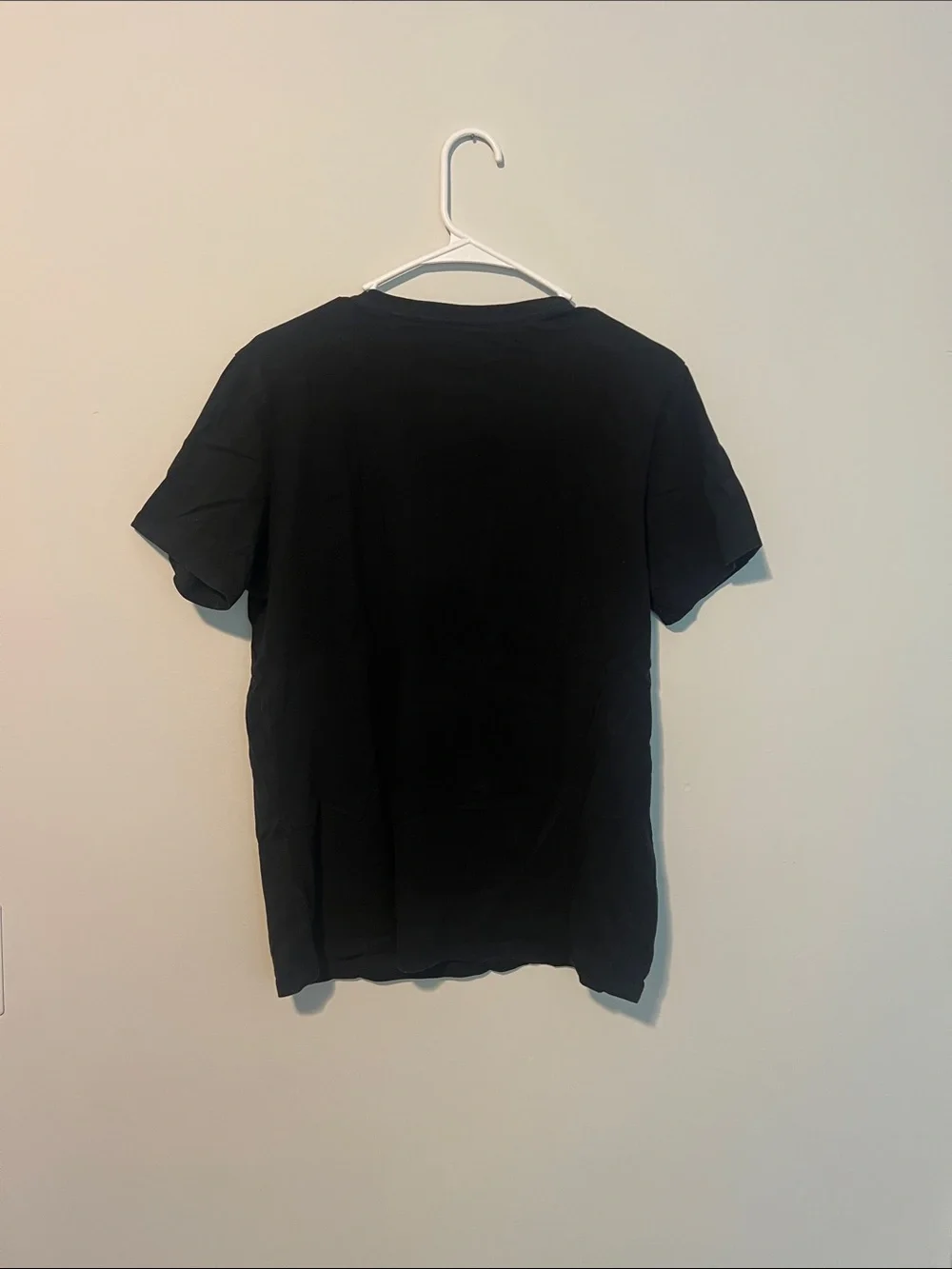 GUESS Black Tee with Blue & Silver Graphic Block - Picture 3 of 3